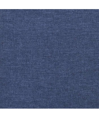 Lit 1 Place Tissu Bleu 90x200 cm Livraison rapide