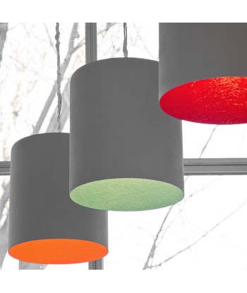 Suspension design, gris et rouge Pour