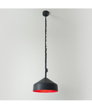 Suspension cloche, noir et rouge l'évolution des habitudes 