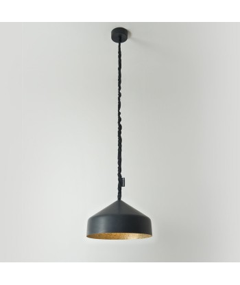 Suspension cloche, noir et or online