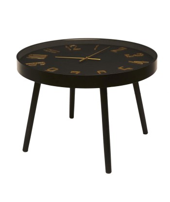 Table Horloge Silencieuse D70 Lounge Noir ou a consommer sur place