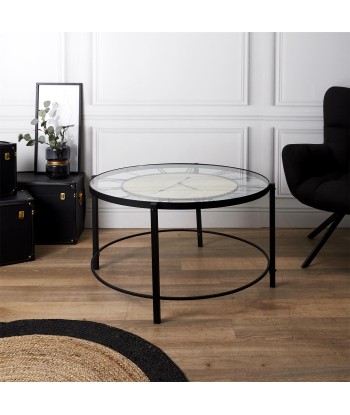 Table Horloge D90 Bistrot Indus Dia Noir En savoir plus