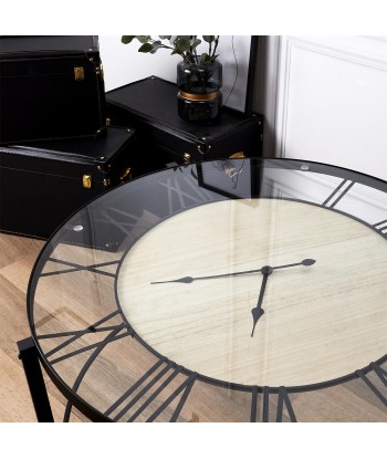 Table Horloge D90 Bistrot Indus Dia Noir En savoir plus