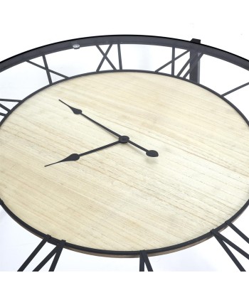 Table Horloge D90 Bistrot Indus Dia Noir En savoir plus