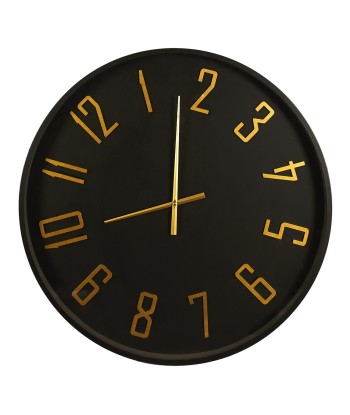 Table Horloge Silencieuse D70 Lounge Noir ou a consommer sur place