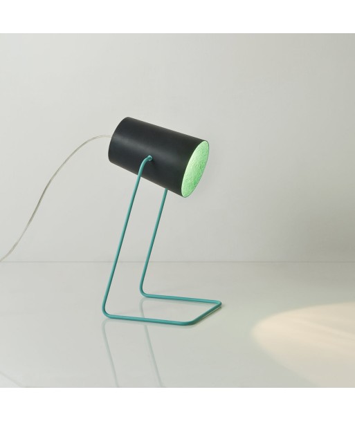 Lampe à poser, noir et turquoise Vous souhaitez 