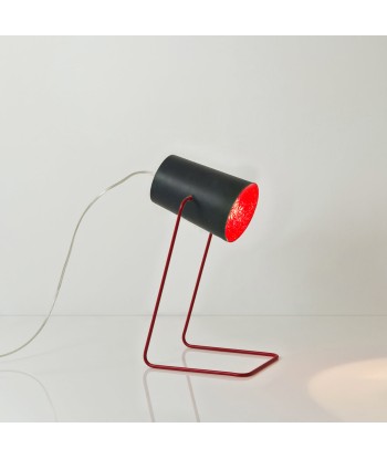 Lampe à poser, noir et rouge 2024