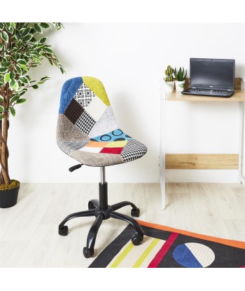 Chaise De Bureau Patchwork Multicolore chez Cornerstreet bien 