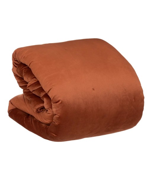 Dessus De Lit Baklo En Velours 240x260 Terracotta Comparez et commandez 