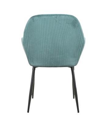 Fauteuil En Velours Giulia Bleu Canard offre 