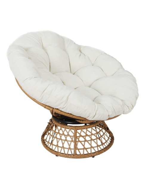 Fauteuil Cancun Coussin Blanc ou a consommer sur place