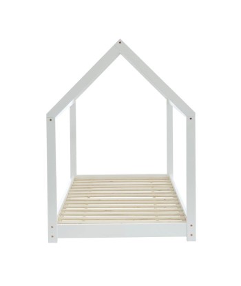 Lit Enfant Cabane TINY Sommier Inclus Blanc 90x190 prix