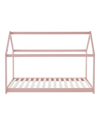 Lit Enfant Cabane TINY Sommier Inclus Rose 90x190 Toutes les collections ici