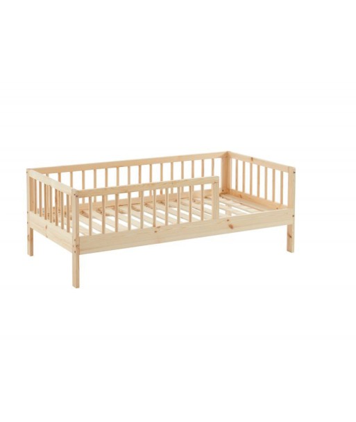 Lit Enfant LOU Pin Massif Sommier Inclus Naturel 70x140 JUSQU'A -70%! 