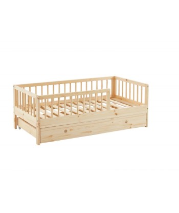 Lit Enfant LOU Avec Tiroir Sommier Inclus Beige 70x140 vente chaude votre 