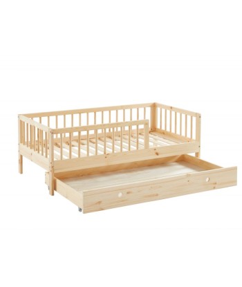 Lit Enfant LOU Avec Tiroir Sommier Inclus Beige 70x140 vente chaude votre 