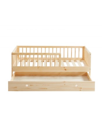 Lit Enfant LOU Avec Tiroir Sommier Inclus Beige 70x140 vente chaude votre 