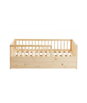 Lit Enfant LOU Avec Tiroir Sommier Inclus Beige 70x140 vente chaude votre 