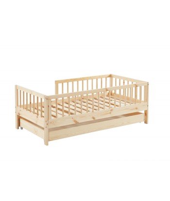 Lit Enfant LOU Avec Tiroir Sommier Inclus Beige 70x140 vente chaude votre 