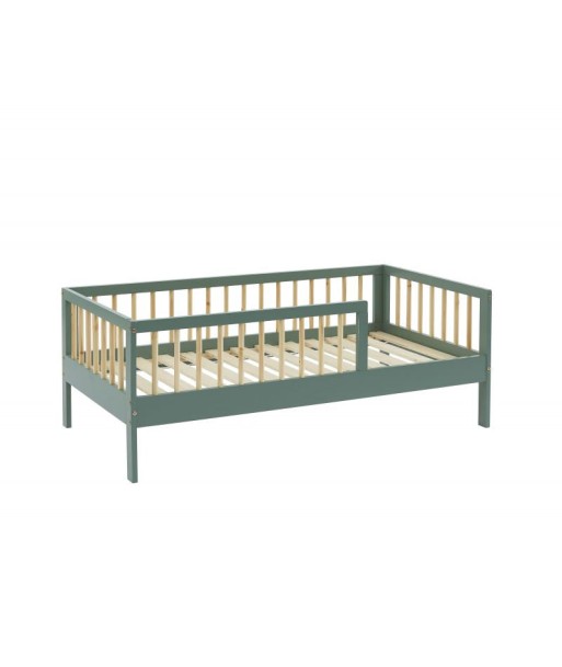 Lit Enfant LOU Sommier Inclus Vert 70x140 Faites des économies