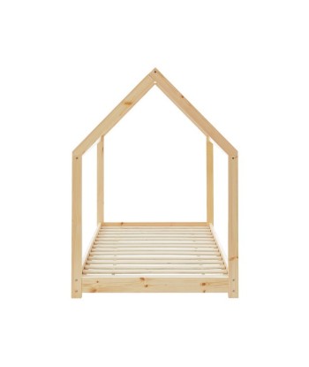 Lit Enfant Cabane TINY Sommier Inclus Beige 70x140 2024