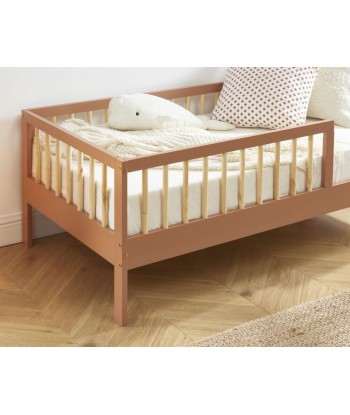 Lit Enfant LOU Sommier Inclus Terracotta 70x140 français