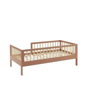 Lit Enfant LOU Sommier Inclus Terracotta 70x140 français