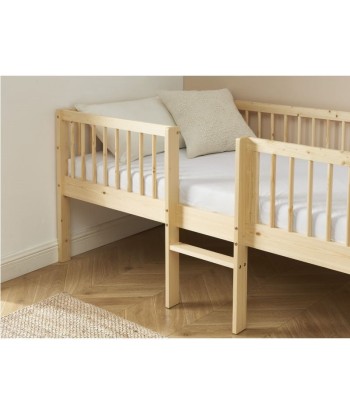 Lit enfant surélevé LOU pin massif Beige 90x190 outlet