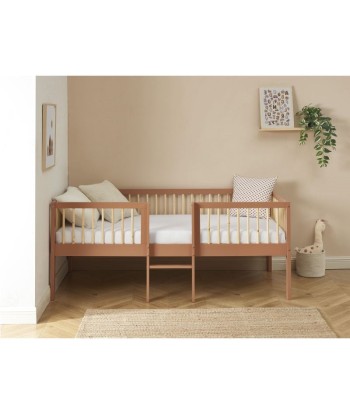 Lit Enfant Surélevé LOU Pin Massif Terracotta 90x190 outlet