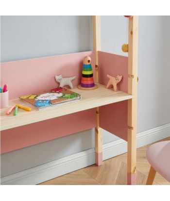 Bureau Enfant Tipi Évolutif TINY Rose soldes