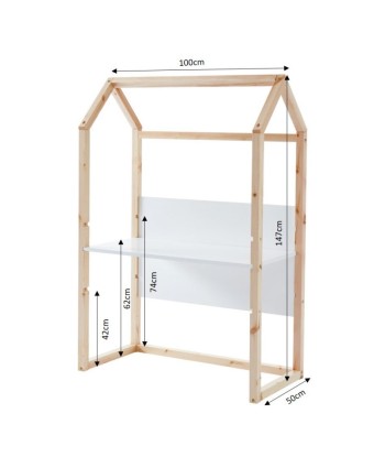 Bureau Enfant Cabane Évolutif TINY Blanc sur le site 