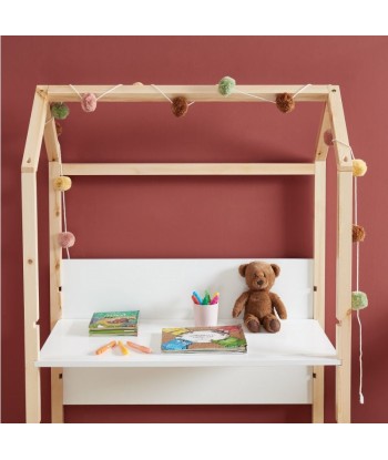 Bureau Enfant Cabane Évolutif TINY Blanc sur le site 