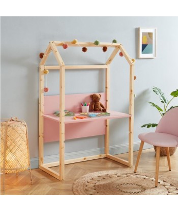 Bureau Enfant Cabane Évolutif TINY Rose hantent personnes