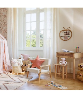 Bureau Enfant En Hévéa Cannage Beige Vous souhaitez 