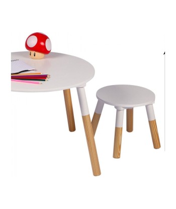 Ensemble Table Enfant Avec 2 Tabourets Blanc ouvre sa boutique