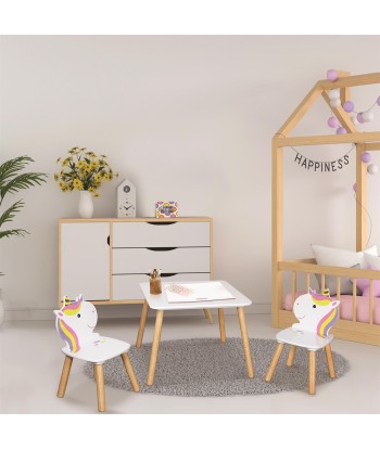 Ensemble Table Enfant Et 2 Chaises Licorne Lily livraison et retour toujours gratuits