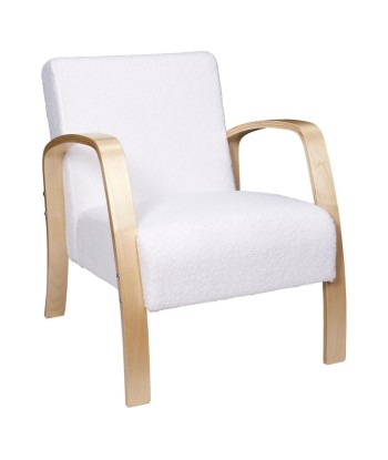 Fauteuil Bouclette Hella Blanc 50-70% off 