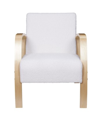 Fauteuil Bouclette Hella Blanc 50-70% off 