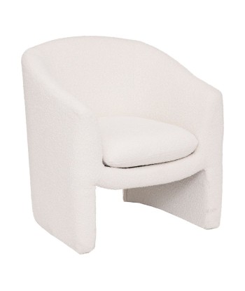 Fauteuil Kunjo Bouclette Blanc commande en ligne