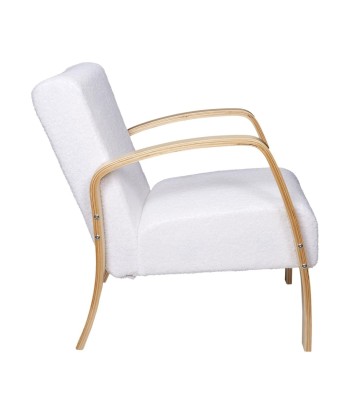 Fauteuil Bouclette Hella Blanc 50-70% off 