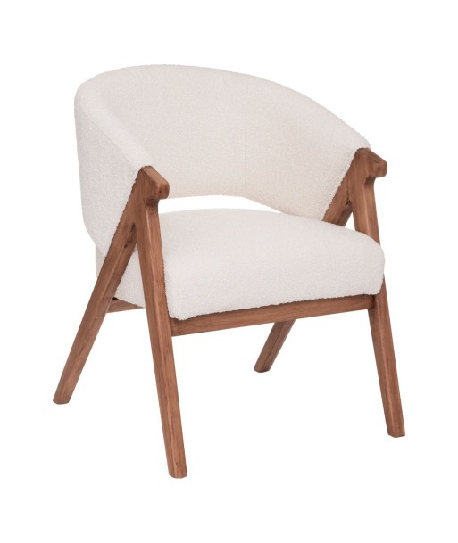 Fauteuil Amza Bouclette Blanc shop