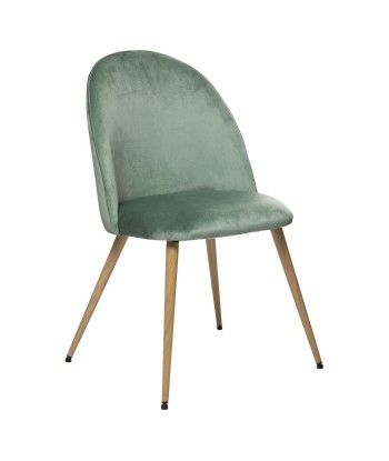 Chaise De Table En Velours Vert Céladon Toutes les collections ici