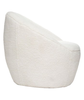 Fauteuil Romi Bouclette Blanc À commander