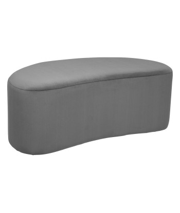 Banc En Velours Malone Gris les muscles