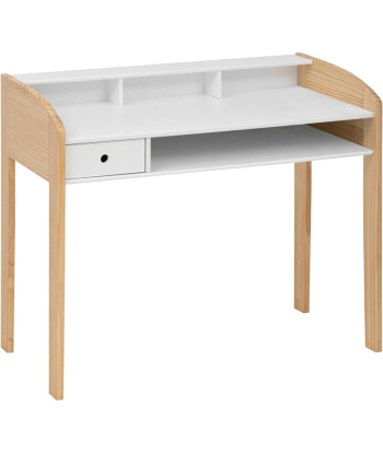 Bureau Enfant Primaire En Bois Tod Blanc 50-70% off 