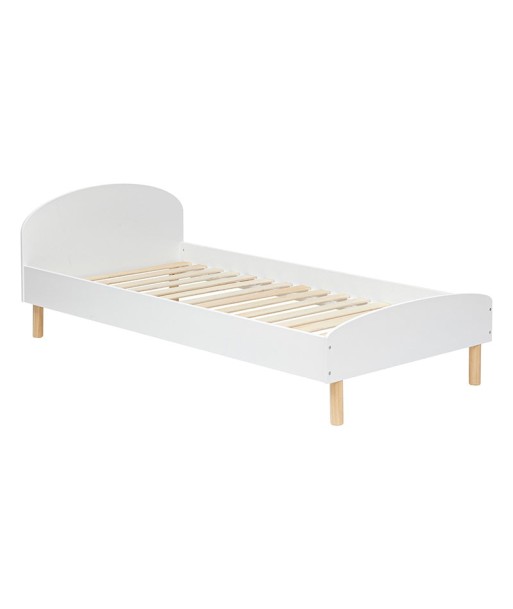 Lit Enfant Simple Sweetie 90x190 Blanc solde