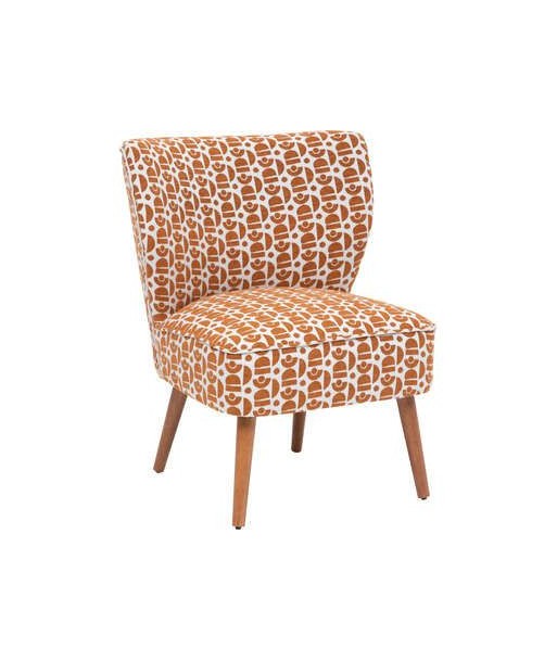 Fauteuil De Salon Chen Chiara Ambre en linge