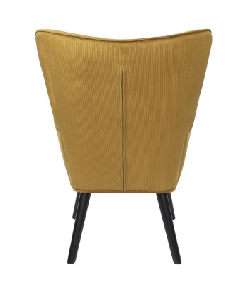 Fauteuil De Salon Giulia En Velours Jaune meilleur choix