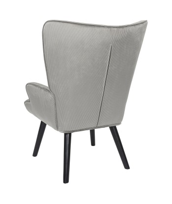 Fauteuil De Salon Giulia En Velours Gris français