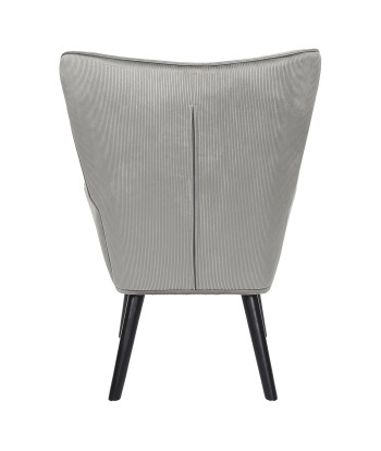 Fauteuil De Salon Giulia En Velours Gris français